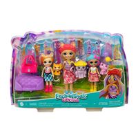 Poupées Enchantimals Famille Chat et accessoires