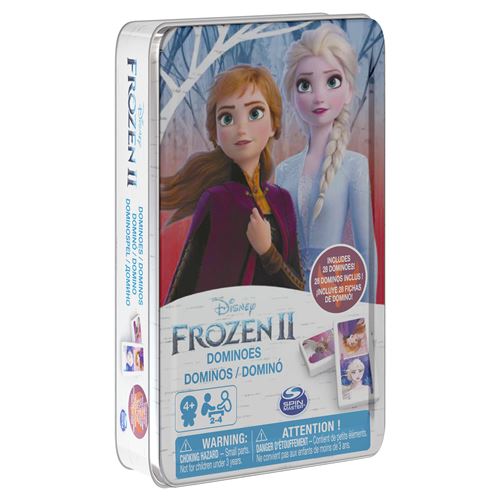 Boîte métal Disney Frozen La Reine des Neiges 2 Dominos
