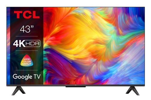TCL 43P735 - 43 diagonale klasse (42.5 zichtbaar) - P735 Series led-achtergrondverlichting lcd-tv - Smart TV - Google TV - 4K UHD (2160p) 3840 x 2160 - HDR