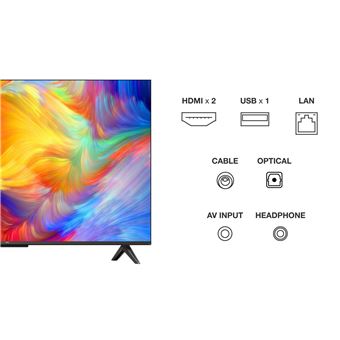 TV TCL 43P735 43'' LED 4K UHD Smart TV Aluminium brossé 2022