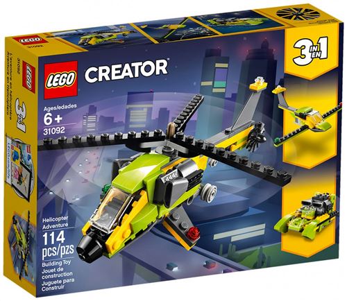 LEGO® Creator 3 en 1 31092 L'aventure en hélicoptère
