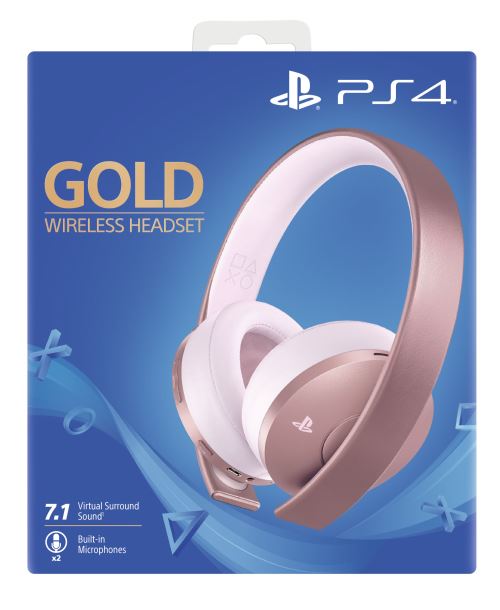 Casque-micro sans fil Gold Edition Rose Gold pour PS4 - Accessoire console  de jeux - Achat & prix