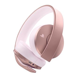 Casque-micro sans fil Gold Edition Rose Gold pour PS4