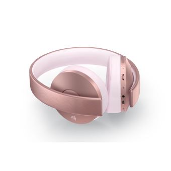 Casque-micro sans fil Gold Edition Rose Gold pour PS4