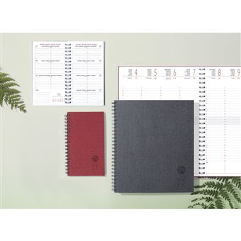 Agenda semainier Exacompta Eurotime 16W Forever recyclé 9 x 16 cm Modèle Aléatoire