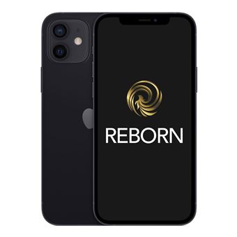 Apple iPhone 12 6,1" 5G Double SIM 64 Go Noir Reconditionné Grade A Reborn