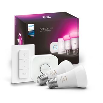 Kit de démarrage Philips Hue : éclairage intelligent