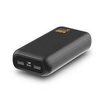 Powerbank Solaire 10000 mAh Certifié IPX4, Port USB-C Power Delivery 20W +  2x Ports USB, Xtorm - Noir / Orange - Français