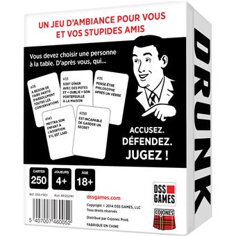 Jeu d’ambiance Asmodee Drunk Stoned or Stupid