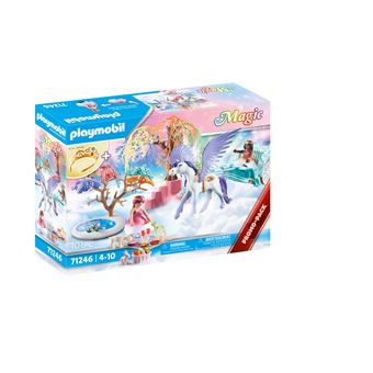 Playmobil Magic 71246 Calèche et cheval ailé - 1