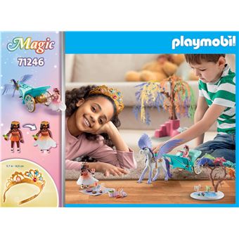 Playmobil Magic 71246 Calèche et cheval ailé