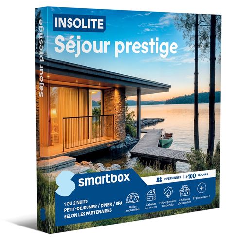 Coffret cadeau SmartBox Insolite Séjour prestige