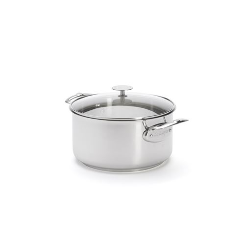 Faitout Milady inox avec couvercle en verre ø 24 cm - vue 3