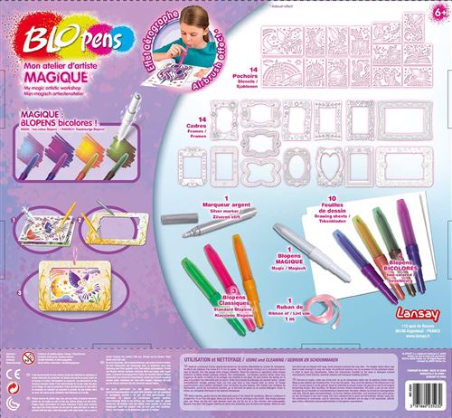 Colour workshop (AMEWI 300962) - Kit créatif Blopens magic, 10 + 1 :  : Jeux et Jouets