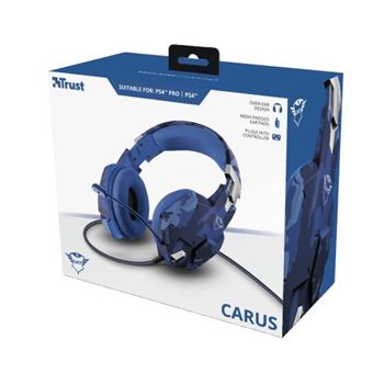 Casque Gaming circum aural Bleu como Trust GXT 322B Carus pour PS4