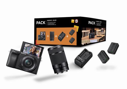 Câmera Sony Alpha A6400 ILCE-6400K 24.2MP 4k - Mega Eletrônicos