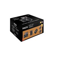 Pack Fnac Appareil photo Hybride Sony A6400 Noir + Objectif E PZ 16-50 mm f/3.5-5.6 OSS + Objectif E 55-210 mm f/4.5-6.3 OSS + chargeur externe + 2ème batterie
