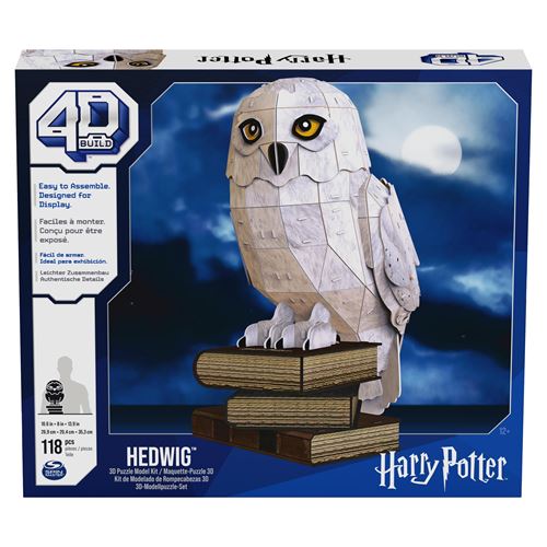 Harry Potter Multicolore Puzzle 3D 188 Pièces Hedwige 4D Build