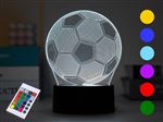 Lampe 3d Itotal avec télécommande Foot