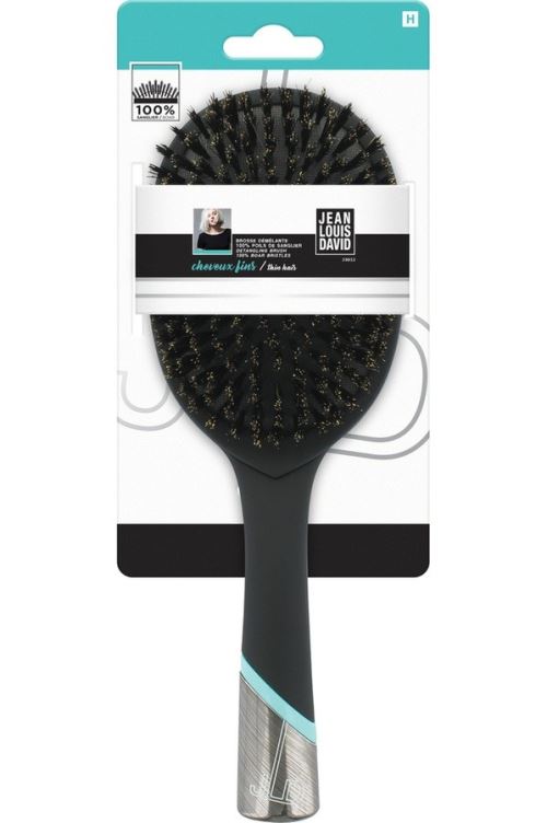 Brosse démêlante pour cheveux fins Jean-Louis David Noir