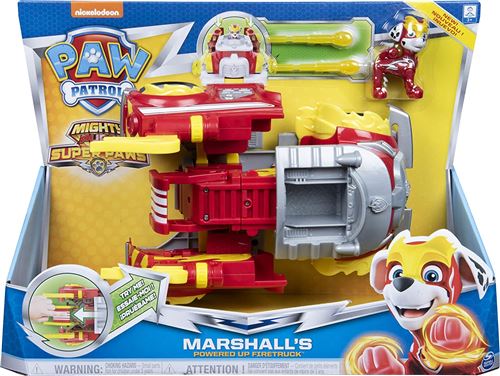 Véhicule Pat Patrouille Transformable Super charged Marcus Mighty