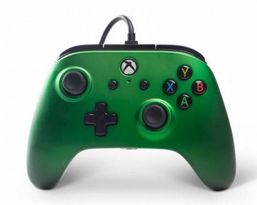 Manette Xbox One PowerA filaire Vert émeraude