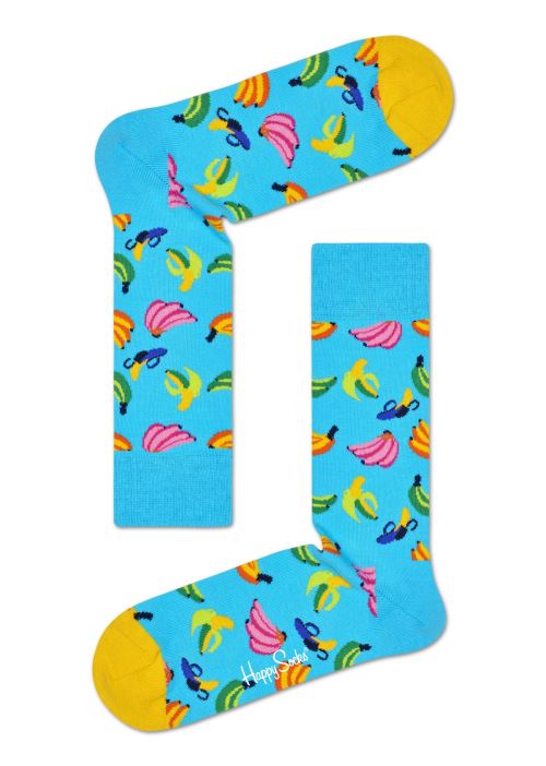 Chaussettes hautes Happy Socks Banana Taille 41-46