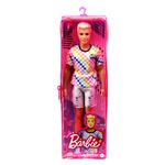 Poupée Ken Barbie Fashionistas T-shirt à carreaux