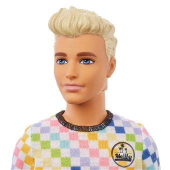 Poupée Ken Barbie Fashionistas T-shirt à carreaux