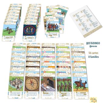 Jeu de société Aritma Histodingo Moyen Âge