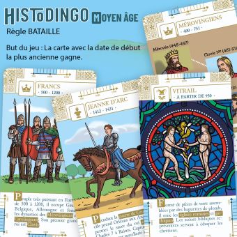 Jeu de société Aritma Histodingo Moyen Âge
