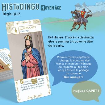 Jeu de société Aritma Histodingo Moyen Âge