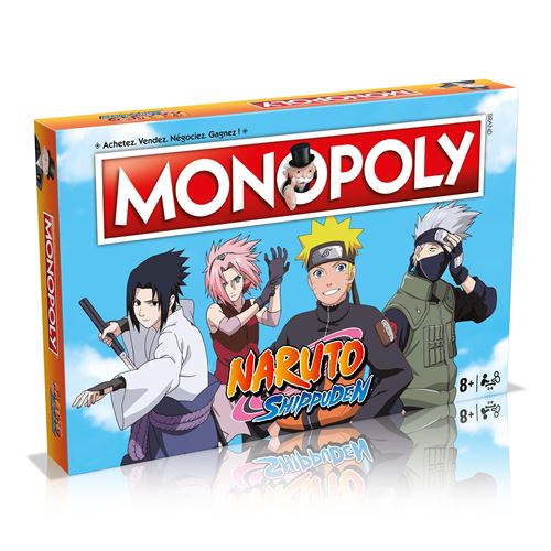 Jeu de société Winning Moves Monopoly Naruto Shippuden