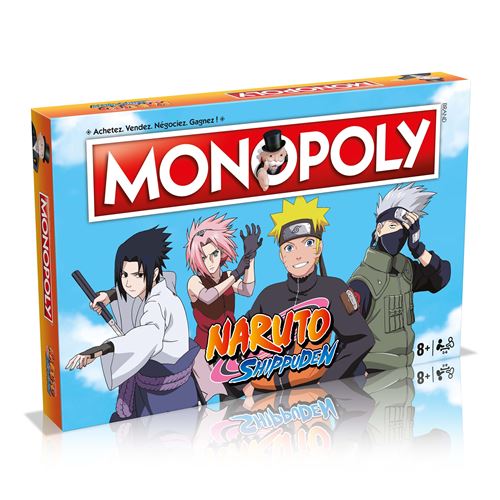 Boite de Jeu de société Winning Moves Monopoly Naruto Shippuden