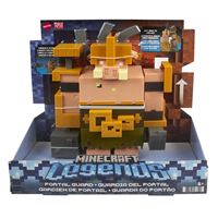Pack 2 Figurines Minecraft Créer-Un-Bloc, Figurines Articulées Steve Et Golem De Fer Multi