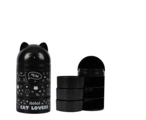 Organisateur de bureau vertical Itotal Chat Noir