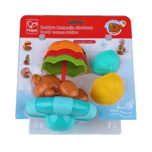 Hape Teddy's paraplu stapelaar E0203