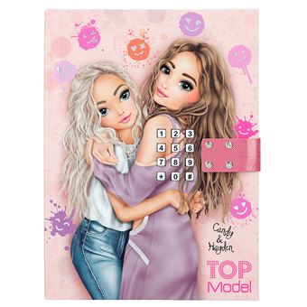 Dessin et coloriage enfant Top Model Journal Intime Sonore Happytog