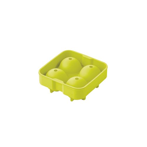 Point Virgule Vert Moule À Glaçons En Silicone Pour 4 Boules Ø 4.5Cm - Image 3