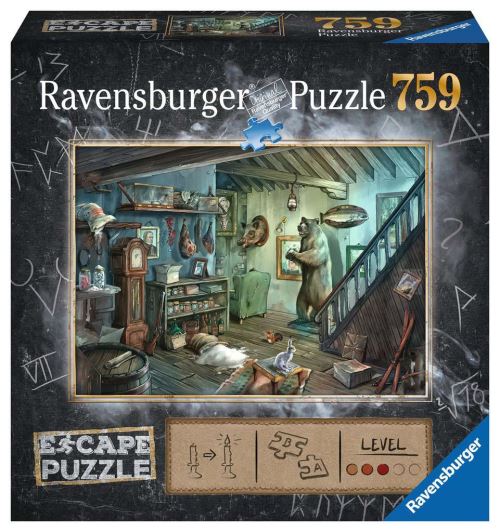 Puzzle 759 pièces : Escape Puzzle : La cave de la terreur Ravensburger France - vue 9