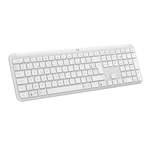 Clavier sans fil Azerty Logitech K950 Signature Slim Blanc cassé