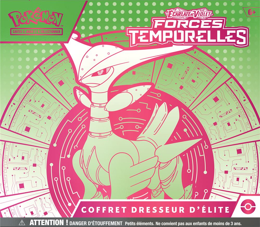 Carte à collectionner Pokémon EV05 Forces Temporelles Coffret Dresseur d''Elite Modèle aléatoire