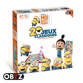 Jeu de plateau Obyz Minions 20 Jeux classiques