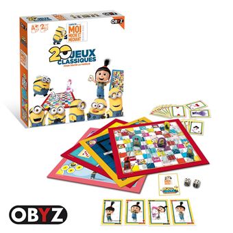 Jeu de plateau Obyz Minions 20 Jeux classiques