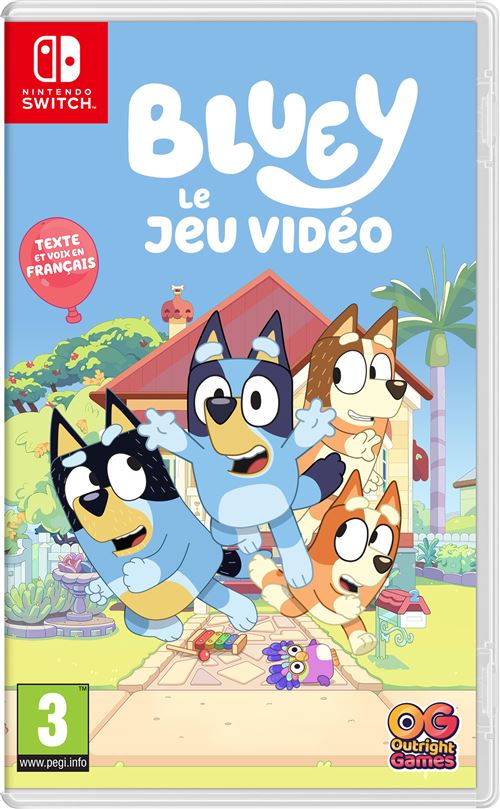 Bluey le jeu vidéo Nintendo Switch