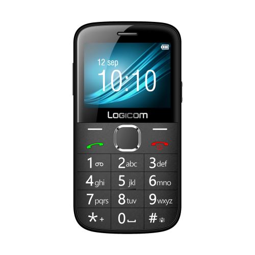 Téléphone portable Logicom L-623 Noir pour Senior