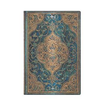 Carnet flexi à couverture souple Paperblanks mini ligné Chroniques Turquoises