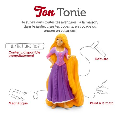 TONIES Disney : Raiponce - Nouvelle version - Figurine audio / D  (Multicolore)