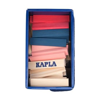 Jeu de construction Kapla Baril 120 Rouge Rose Bleu