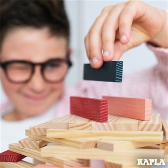 Jeu de construction Kapla Baril 120 Rouge Rose Bleu
